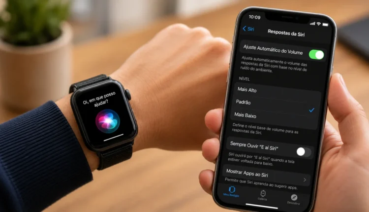 Siri no Apple Watch: Ajuste Automático de Volume para Ouvir Melhor em Qualquer Lugar, Veja Como Configurar!