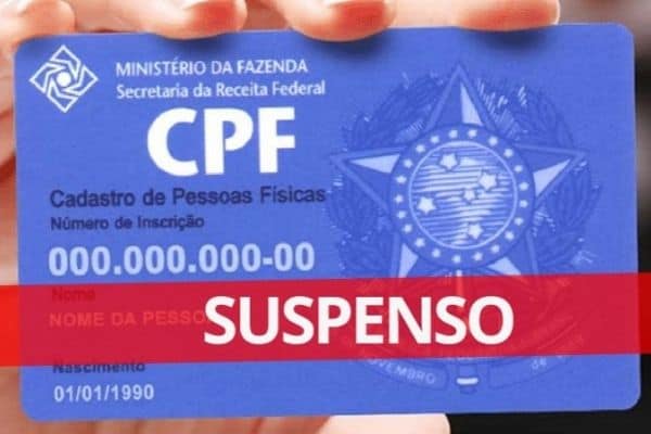 CPF suspenso